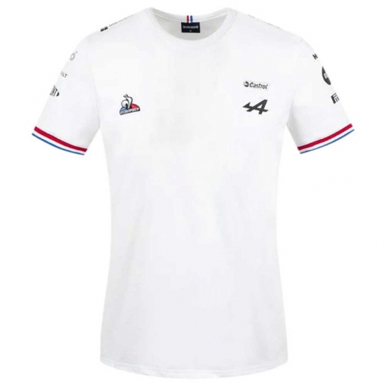 Alpine F1 Racing White Team Tee Shirt 2021- AP1113